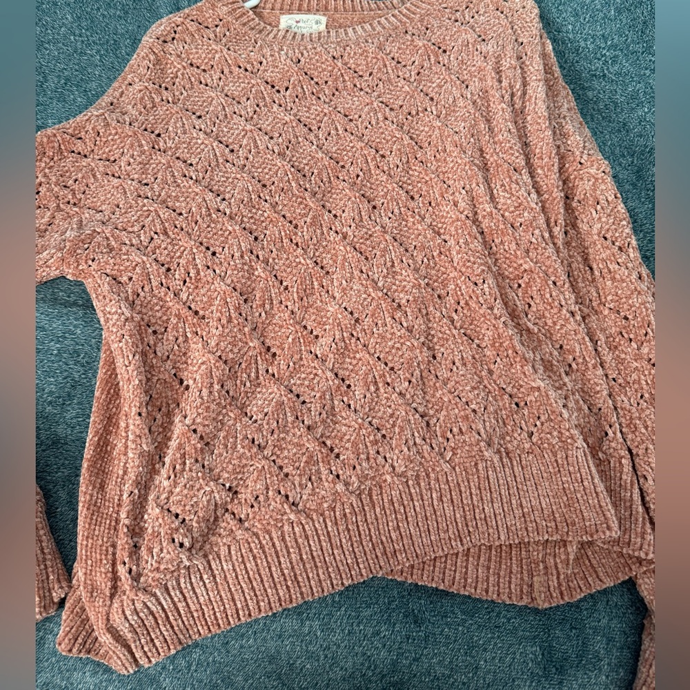 Cozy Knit Sweater in Pink